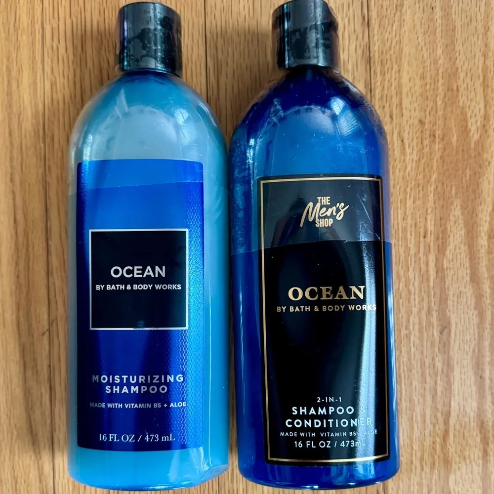 Bath & Body Works Ocean Moisturizing Shampoo and 2-in-1 Conditioner Set